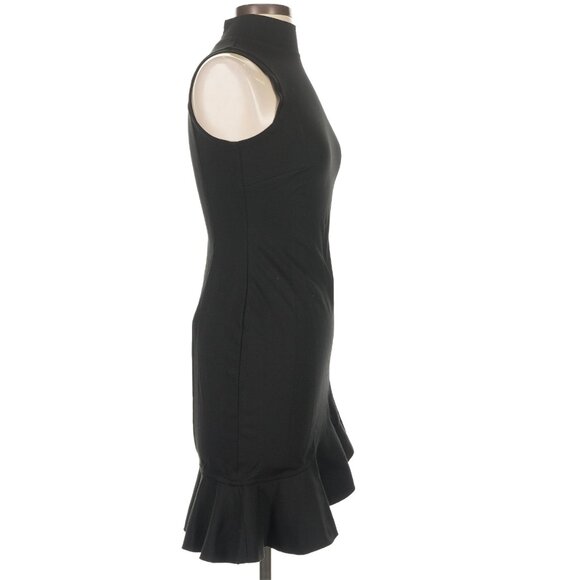 Alexis Giya Ruffle Mini Dress Size XS Black - Picture 5 of 6